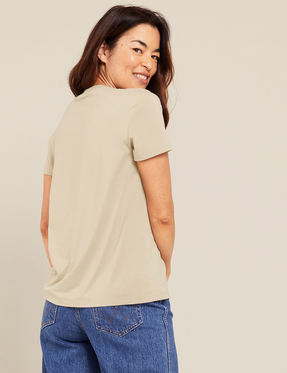 B10966_STONE_Women_s Classic Crew Neck T-Shirt_4.jpg